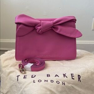 Ted Baker Fuchsia Crossbody with Bow Accent